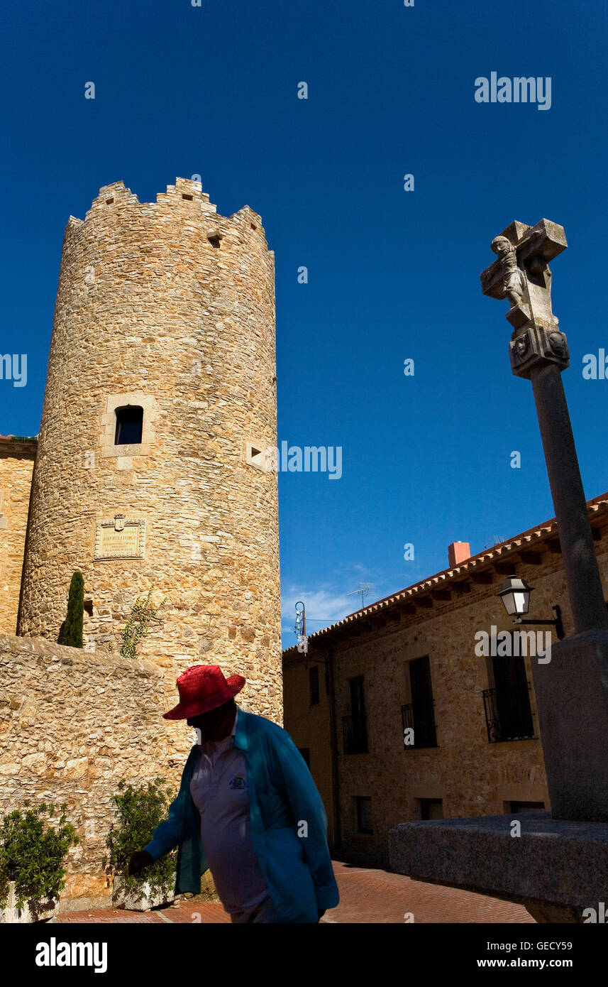 Begur. `Pella i Forgas´ tower.Costa Brava. Girona province. Catalonia. Spain Stock Photo